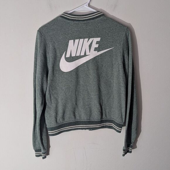 Nike Lightweight Varsity Bomber Jacket Full Zip Women's Size Small - Picture 4 of 6